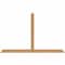 Ekena Millwork Portland Timber Gable Bracket, Western Red Cedar, 72"W x 45"H x 3 1/2"D x 3 1/2"F, 15/12 Pitch GBW072X45X0404POR00SWR - alternate 1